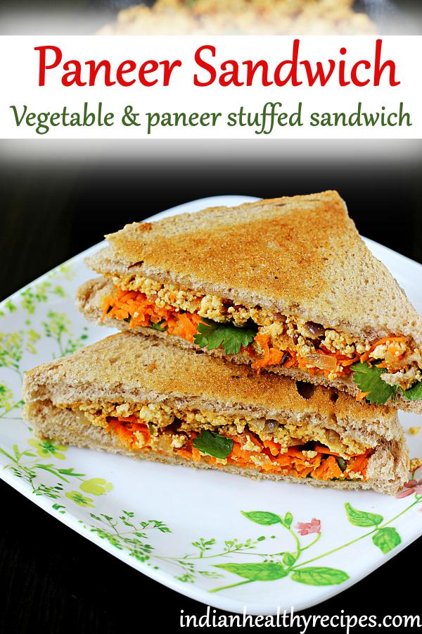 Paneer sandwich recipe | How to make paneer sandwich recipe