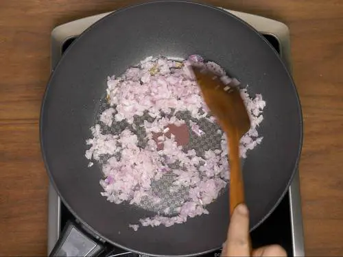 sauteing onions