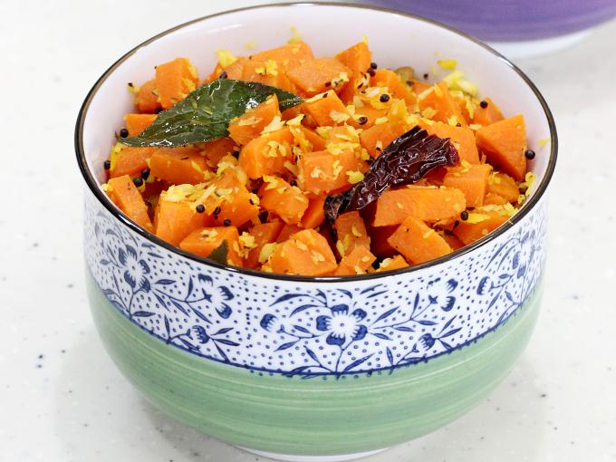 carrot poriyal