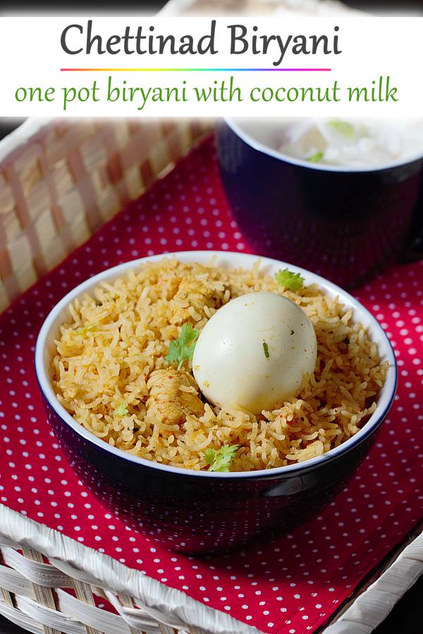 Chettinad biryani recipe in pressure cooker with coconut milk - 94