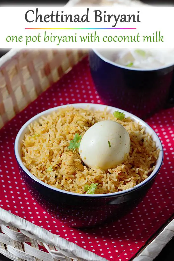 Chettinad biryani recipe in pressure cooker or pot