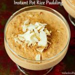 instant pot rice pudding