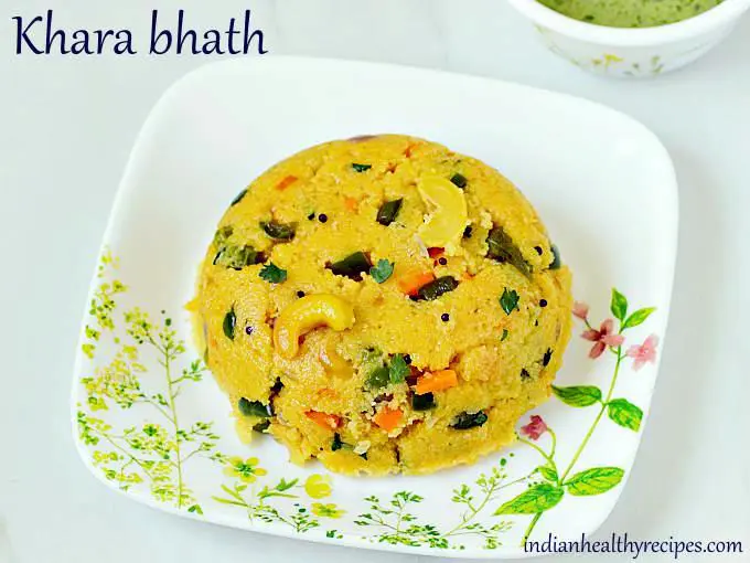 khara bath recipe