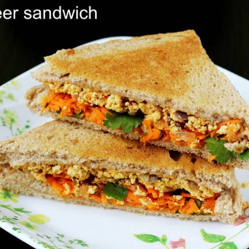 Paneer sandwich recipe (3 Easy variations) Swasthi's Recipes