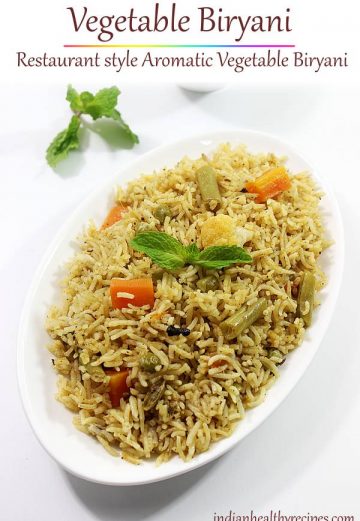 vegetable biryani recipe