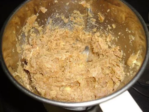 blended ginger in a jar
