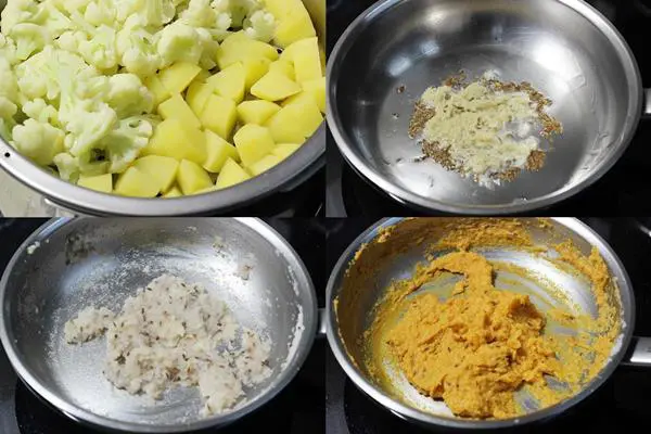preparation for masala step 1