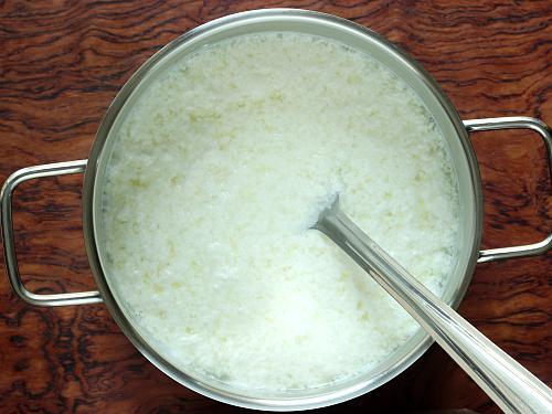 curdling milk to make homemade paneer recipe