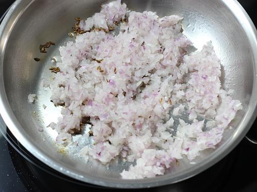 frying onions