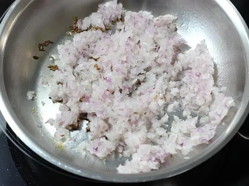 frying onions