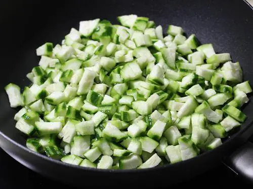 frying ridge gourd