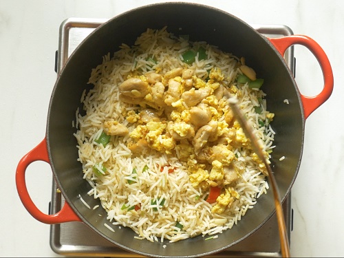 Chicken fried rice recipe   How to make chicken fried rice recipe - 15
