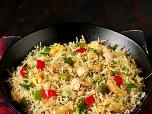 Schezwan Fried Rice   Swasthi s Recipes - 10