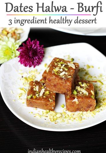 dates halwa dates burfi