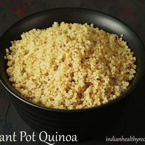 How to cook quinoa in instant pot Swasthi's Recipes