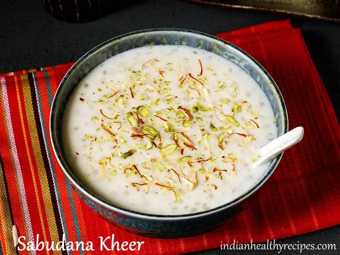 sabudana kheer recipe