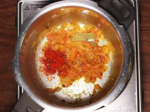 adding spice powder