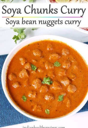soya chunks curry meal maker curry