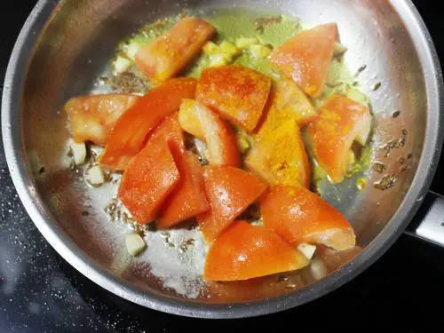 tomatoes for pepper mushroom