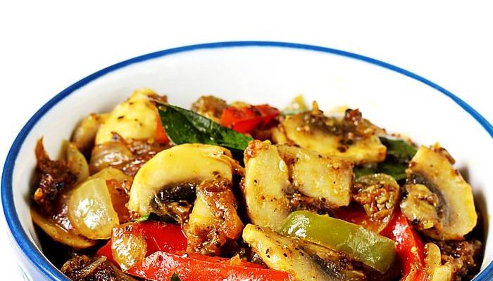 mushroom pepper fry