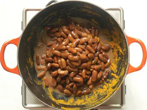 pressure cooked rajma
