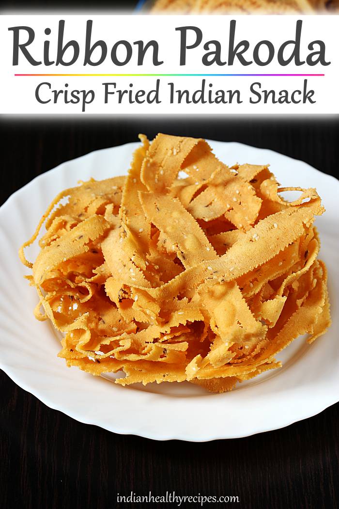 Ribbon pakoda recipe | Ribbon murukku | Aaku pakodi
