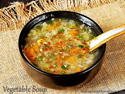 Vegetable Soup Recipe - Swasthi's Recipes