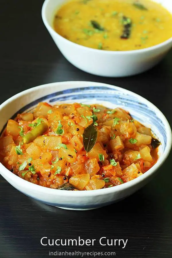 andhra cucumber curry