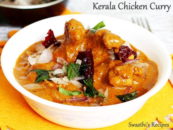Kerala chicken curry Nadan chicken curry with coconut milk