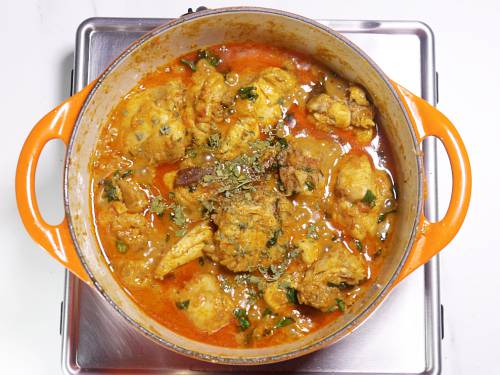 Methi Chicken Recipe   Swasthi s Recipes - 32