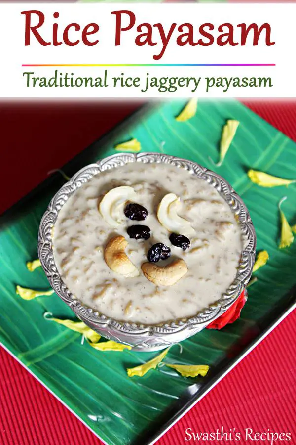 Rice Payasam (Paramannam)