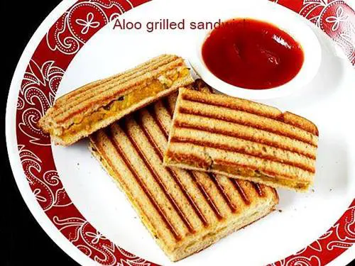 aloo grilled sandwich