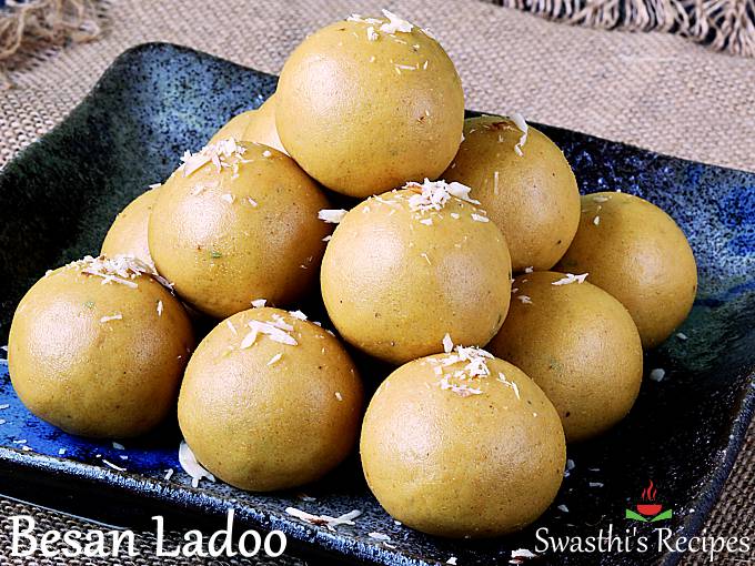 Besan ladoo recipe | How to make besan ladoo-image