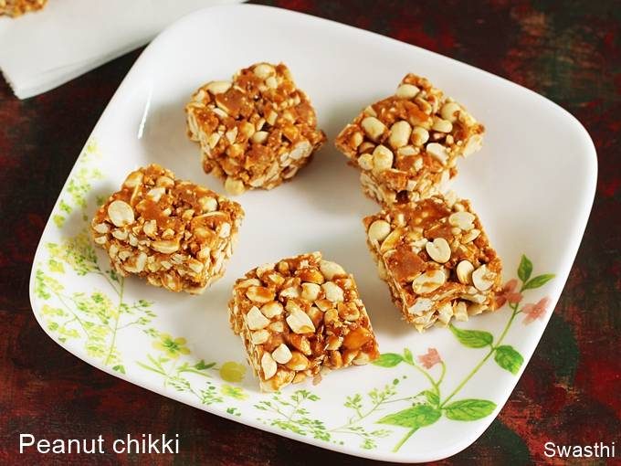 Peanut Chikki Recipe   Swasthi s Recipes - 85