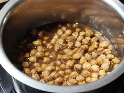 soaked chole