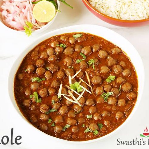 Chole Recipe How To Make Punjabi Chole Swasthi S Recipes