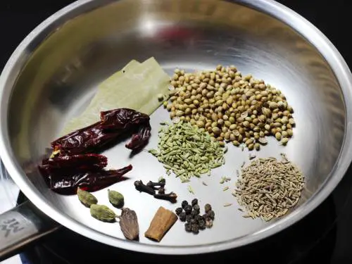 spice powders for chole recipe