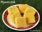 mysore pak recipe