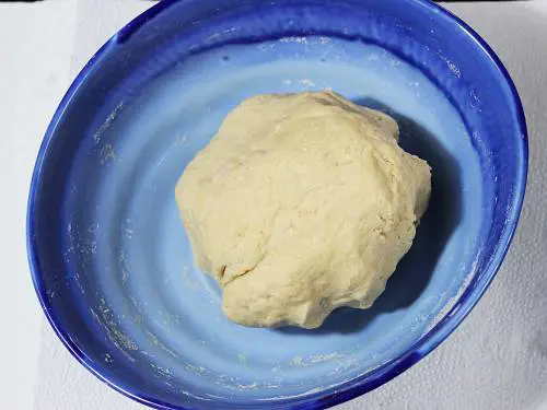 prepared paratha dough