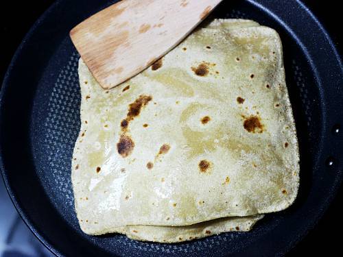 puffed paratha