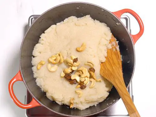 adding nuts to sheera