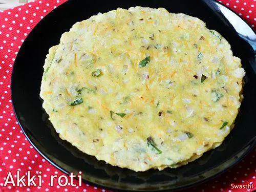 akki roti for indian dinner recipes