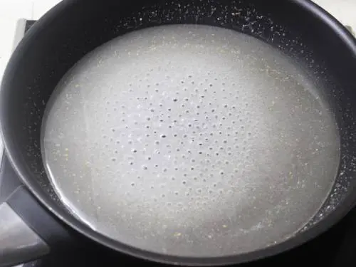 boiling sugar syrup