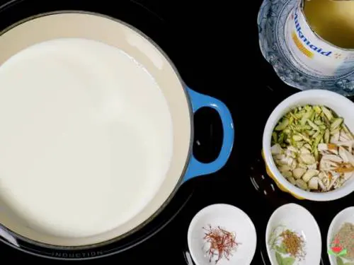 ingredients for making basundi