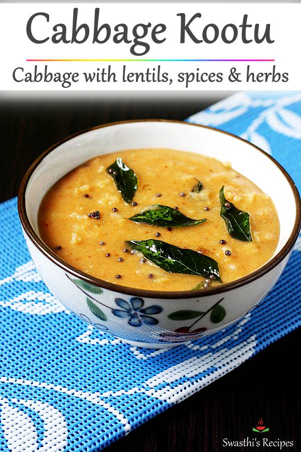 cabbage kootu