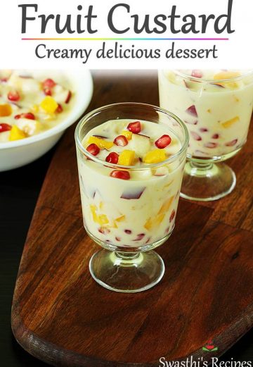 fruit custard recipe