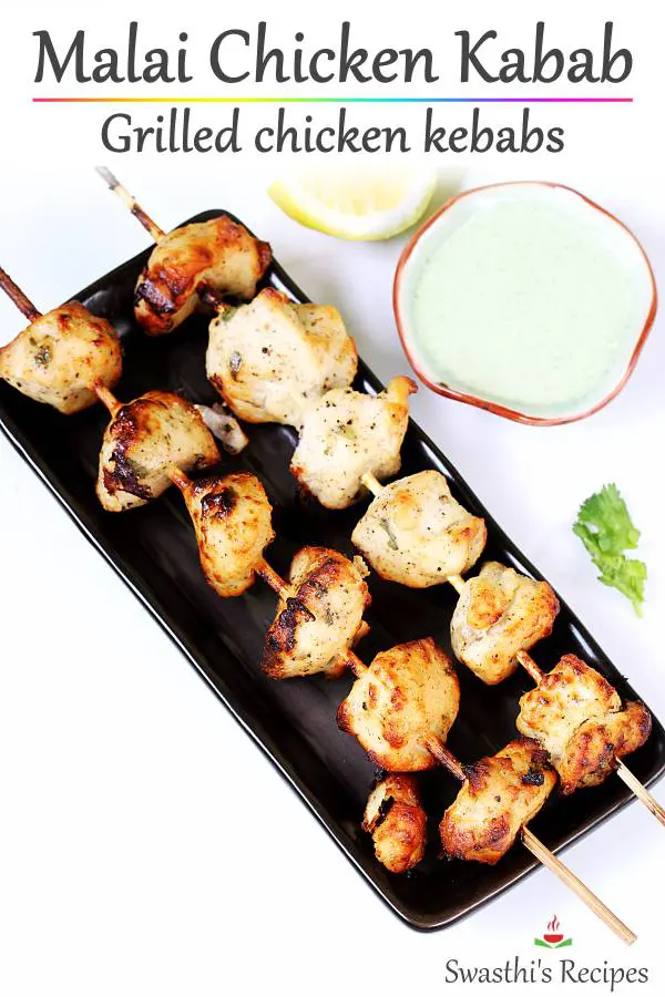 malai chicken kabab , reshmi kabab