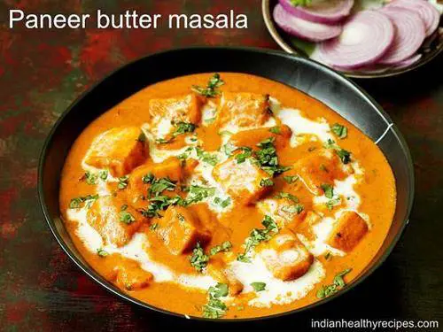 paneer butter masala for indian dinner recipes