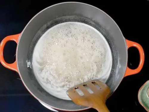 boiling sugar syrup