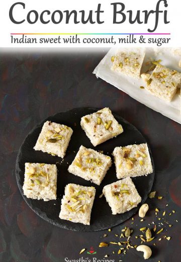 coconut burfi